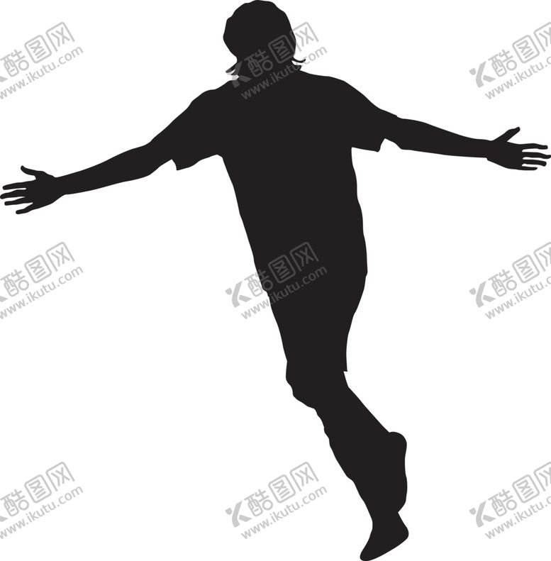 编号：69456205030039048842【酷图网】源文件下载-运动员剪影