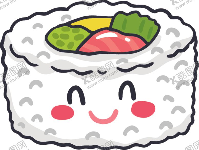 编号：40883609250402295968【酷图网】源文件下载-卡哇伊美食