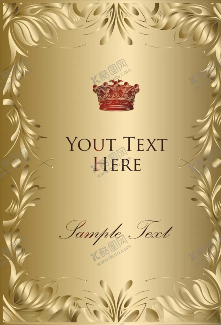 编号：74095609131341325427【酷图网】源文件下载-欧式花纹边框底纹