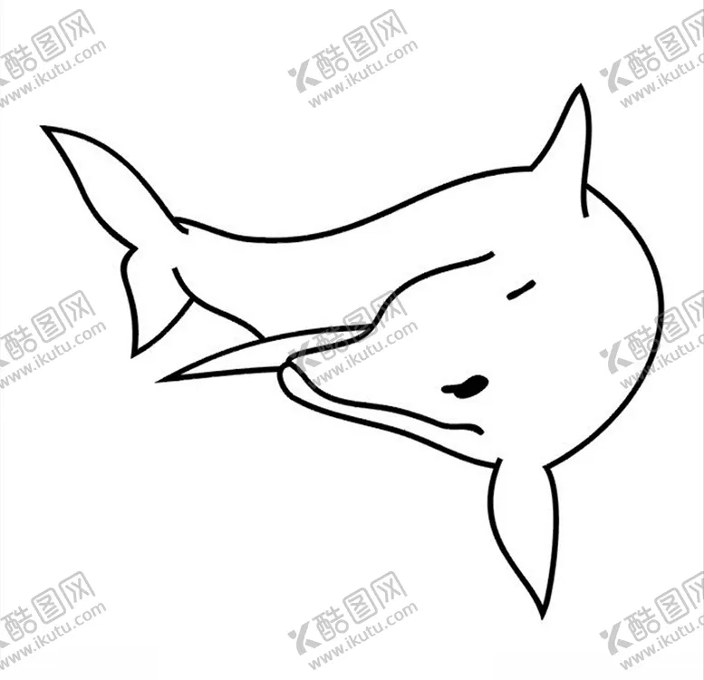 编号：42786603300142229926【酷图网】源文件下载-卡通海豚