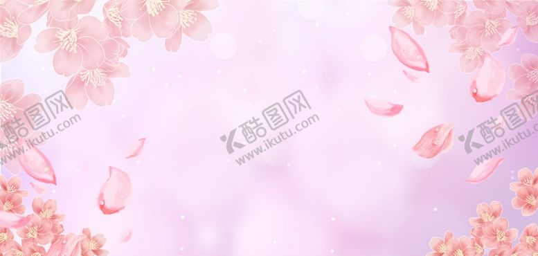 编号：22101802141813397141【酷图网】源文件下载-浪漫樱花背景