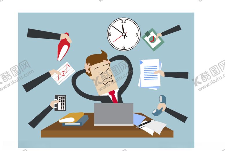 编号：35858010220329124723【酷图网】源文件下载-加班一族