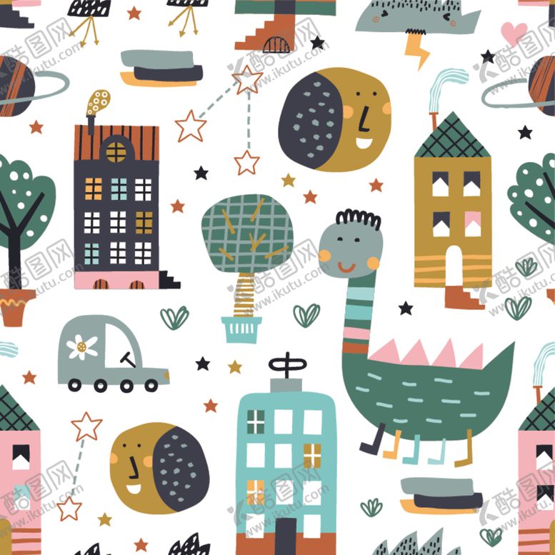 编号：10665009190854418826【酷图网】源文件下载-无缝印花