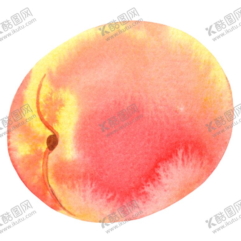 编号：10790709291757549196【酷图网】源文件下载-水彩创意插画水果