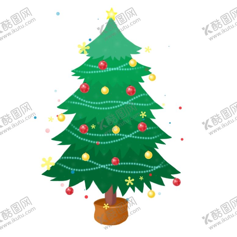 编号：51989210030356045404【酷图网】源文件下载-卡通圣诞树