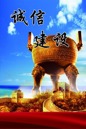 诚信展板