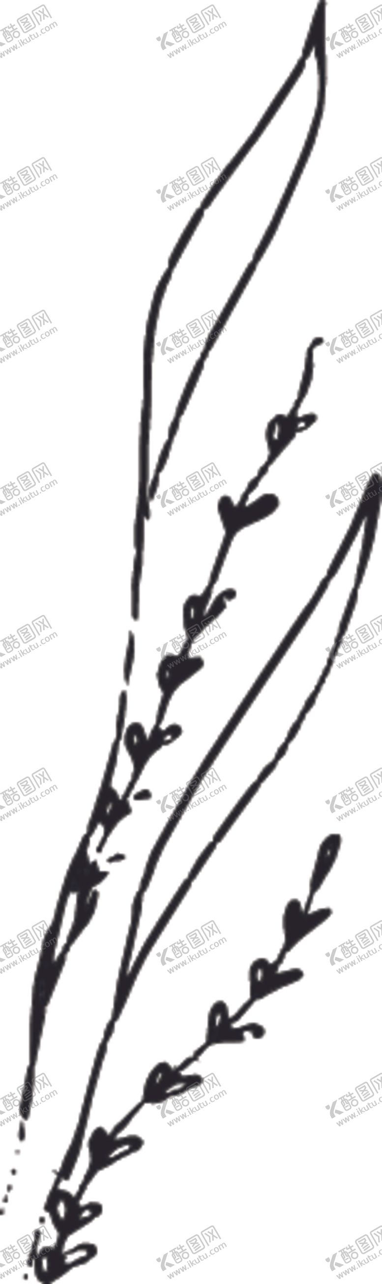 编号：93090905151421595497【酷图网】源文件下载-手绘花卉元素