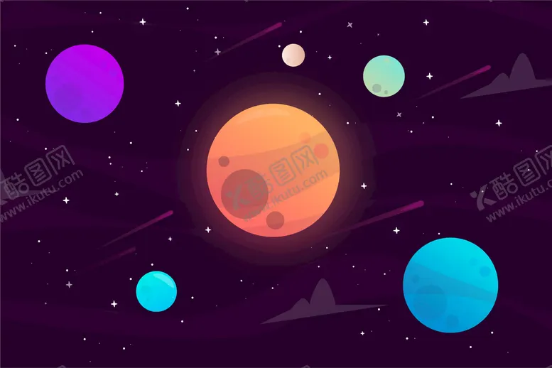 编号：85175702100612506519【酷图网】源文件下载-星球背景 