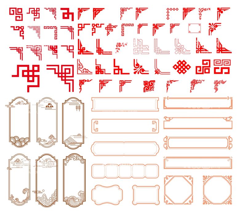 编号：49212711261052377540【酷图网】源文件下载-花纹边框