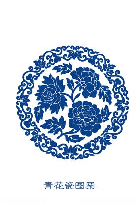 青花纹理
