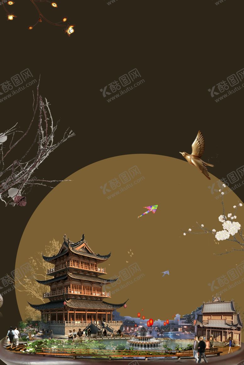 编号：79805206240935336019【酷图网】源文件下载-中式背景墙中式背景素材背景