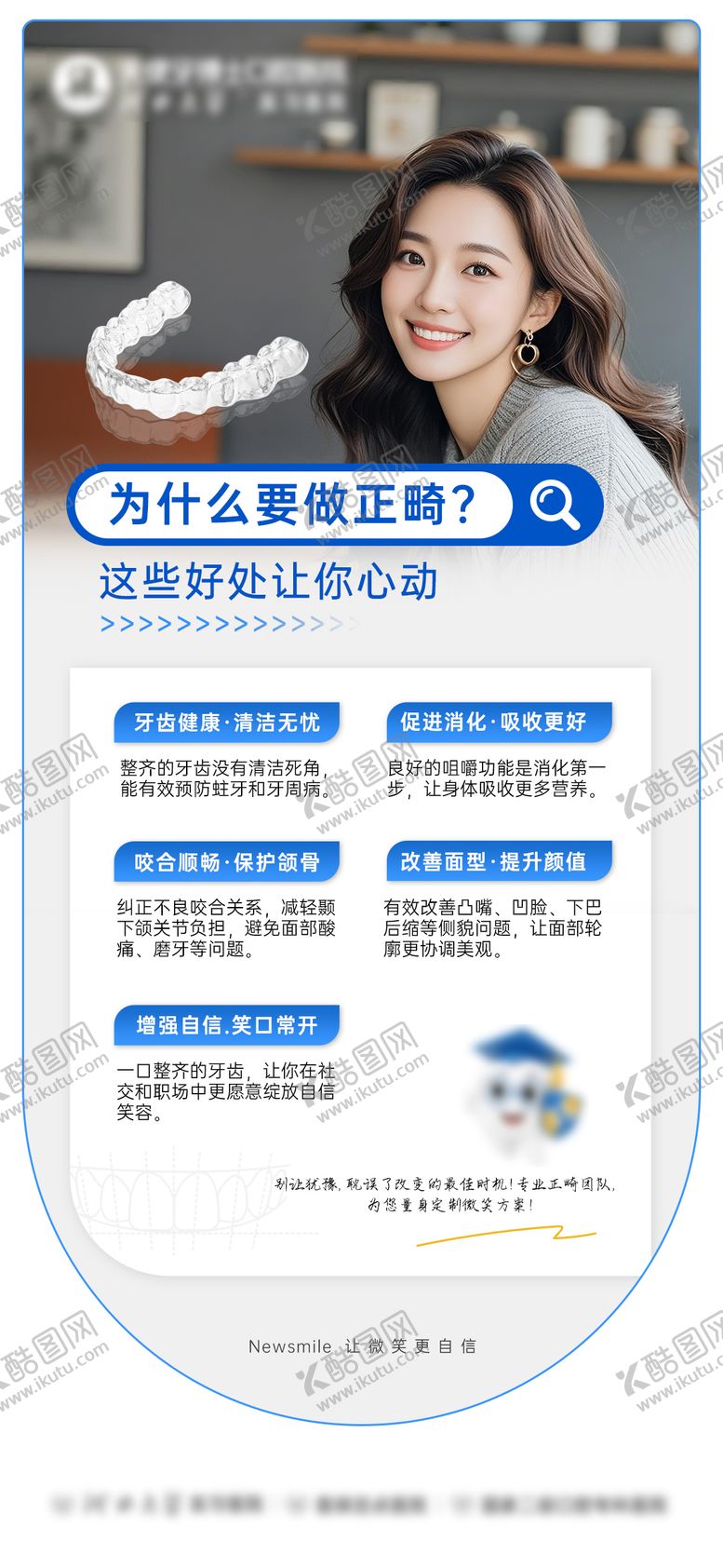 编号：52469811261308524466【酷图网】源文件下载-口腔正畸科普海报