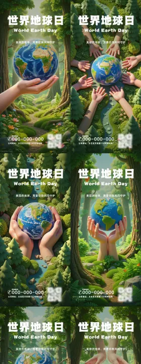世界地球日海报