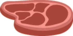 肉排肉类插画