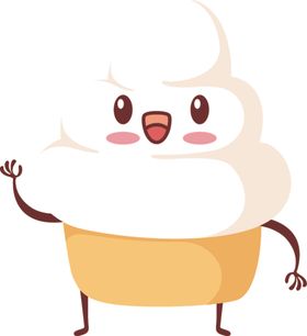 卡哇伊美食可爱可爱物AI矢量图AI设计素材