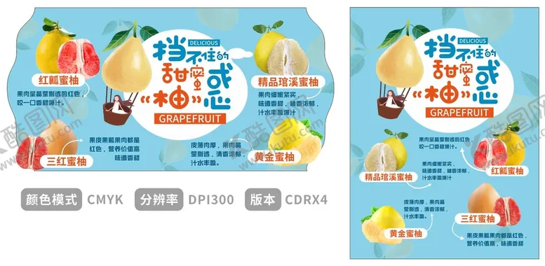 编号：41150401251843495385【酷图网】源文件下载-超市柚子吊牌图片