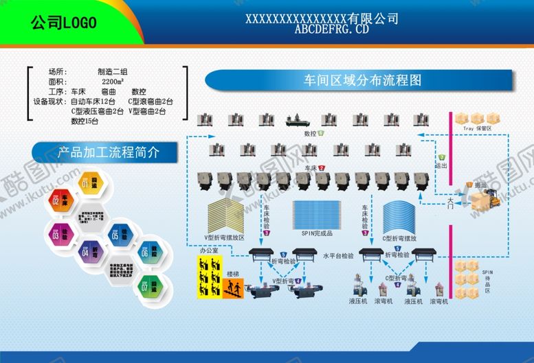 编号：36711510311331549524【酷图网】源文件下载-车间布局图