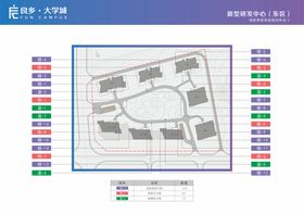 园区导视牌平面规划布点图