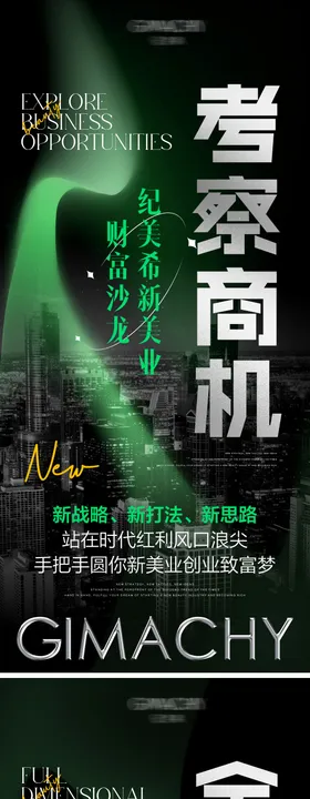 医美招商系列海报造势