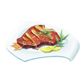 踏青美食手绘插画