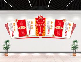 学校道德讲堂文化墙