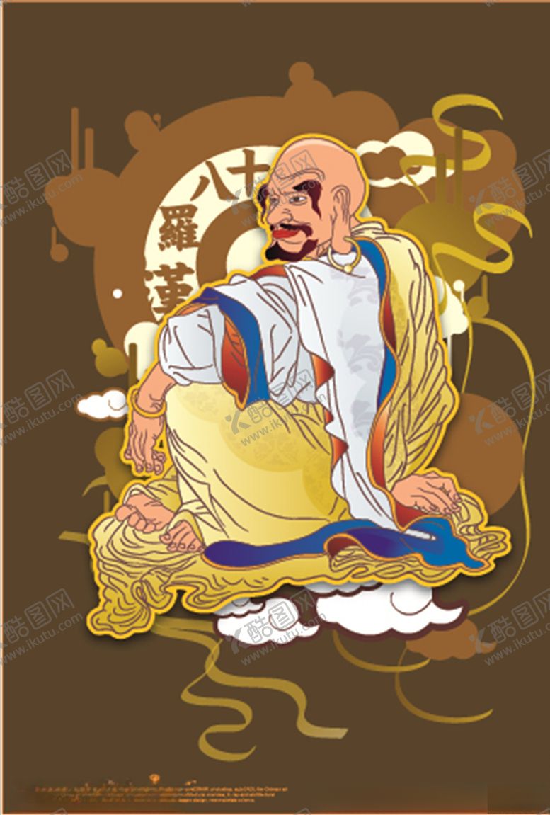 编号：65277809250202453023【酷图网】源文件下载-卡通和尚