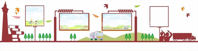 编号：11682812161122207733【酷图网】源文件下载-校园宣传栏