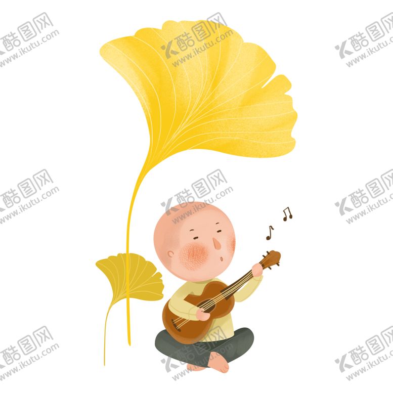 编号：54160707072154589264【酷图网】源文件下载-秋天银杏叶
