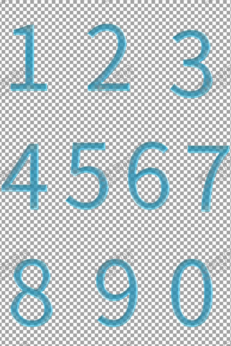 编号：48720809200837439728【酷图网】源文件下载-透明液体数字