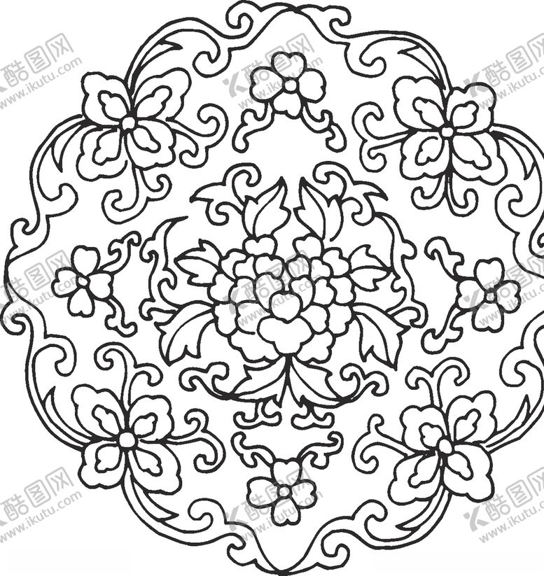 编号：53997109282157584952【酷图网】源文件下载-镂空花图案