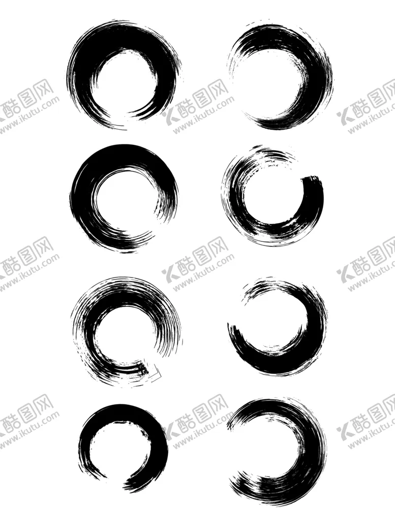 编号：13796901170611433027【酷图网】源文件下载-古风水墨毛笔笔触