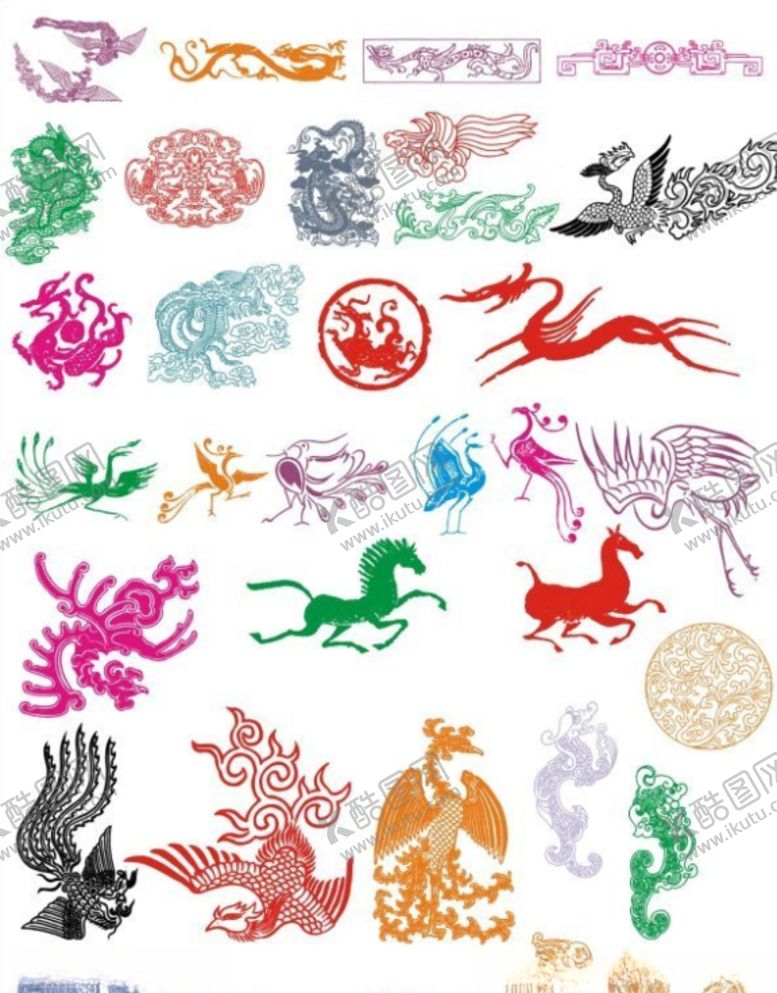 编号：66462710230543406156【酷图网】源文件下载-古典花纹矢量