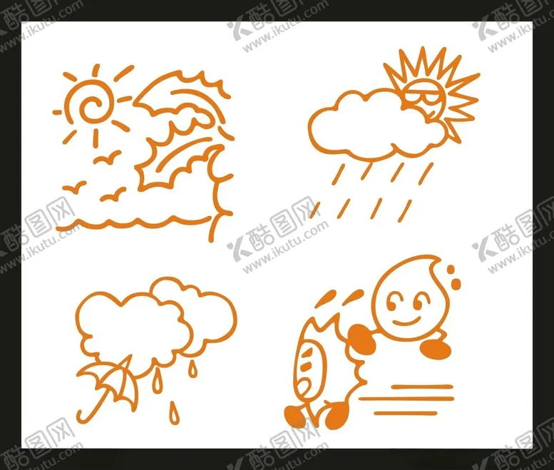 编号：74640202202349295580【酷图网】源文件下载-天气标识图标