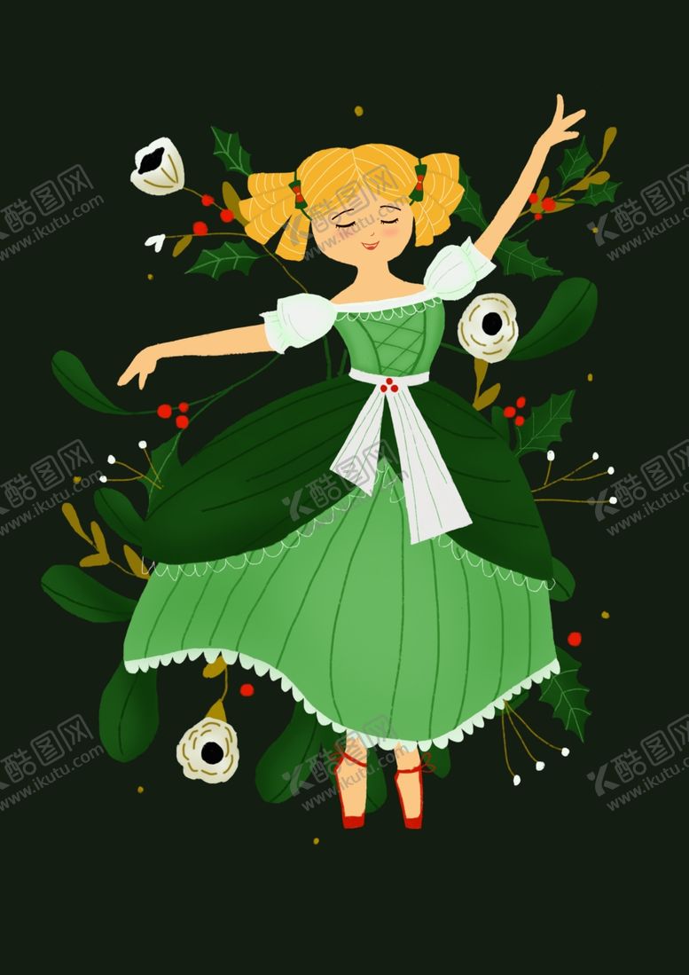 编号：86708109220556502222【酷图网】源文件下载-少女插画