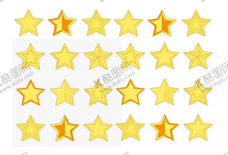 编号：56211804141547537015【酷图网】源文件下载-金色星星图案