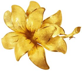 金色花质感金属地产