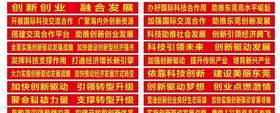 科技创新标语创新创业横幅标语