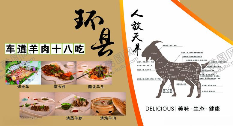 编号：22249612110346093575【酷图网】源文件下载-羊肉海报
