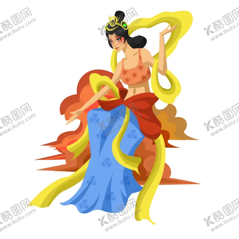 编号：26685212060425099508【酷图网】源文件下载-敦煌飞仙