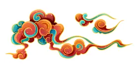 国潮   祥云    敦煌