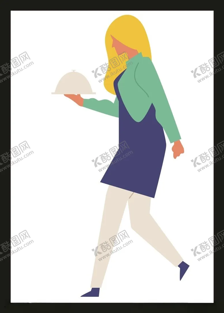 编号：33885701310804148406【酷图网】源文件下载-手绘卡通女孩