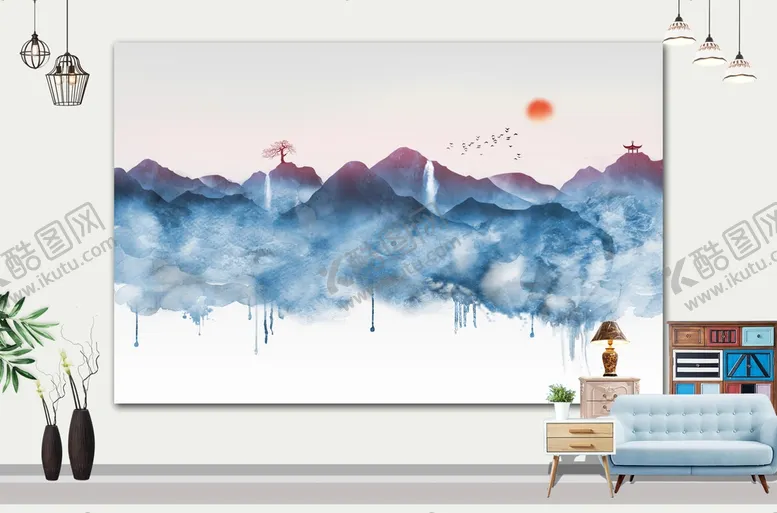 编号：03248710021752006739【酷图网】源文件下载-山水画 