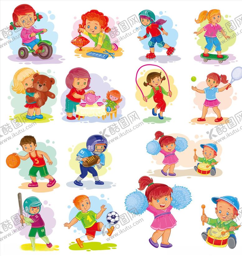 编号：11325209211313025412【酷图网】源文件下载-矢量儿童