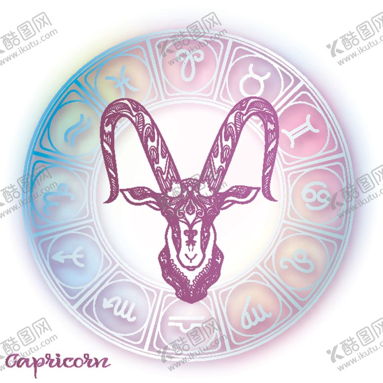 编号：54965010010631455168【酷图网】源文件下载-手绘十二星座