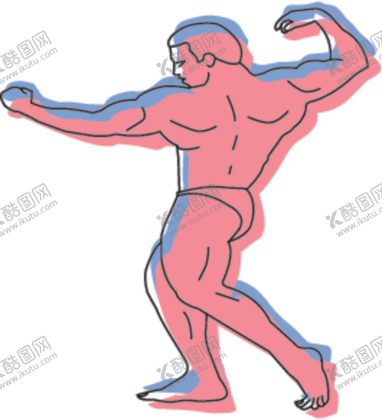 编号：81974310290351285314【酷图网】源文件下载-强壮运动员