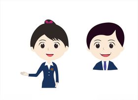 社保宣传卡通人物保哥保妹