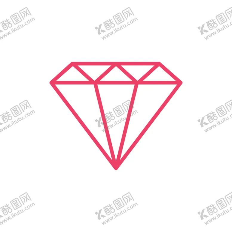 编号：16005107051753346656【酷图网】源文件下载-手绘钻石宝石水晶珠宝免扣素材