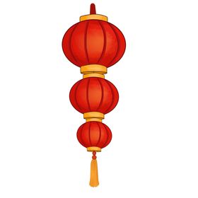 喜庆灯笼新年中国风国