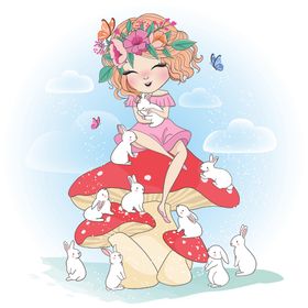 时尚手绘女孩