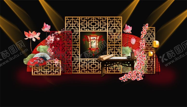 编号：61254207061840402843【酷图网】源文件下载-中式婚礼